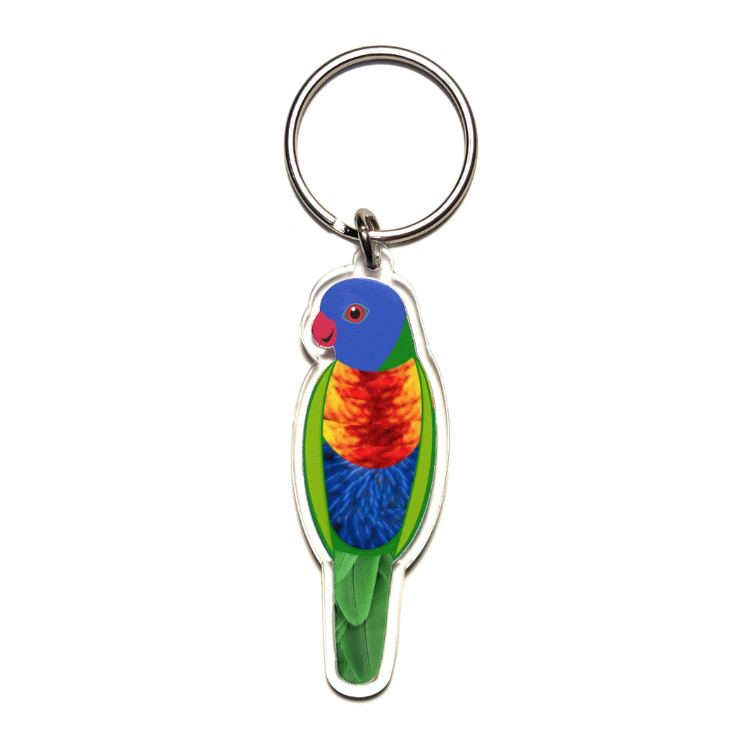 Rainbow Lorikeet Keyring