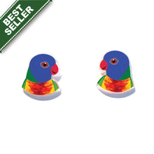 Load image into Gallery viewer, Rainbow Lorikeet Studs
