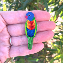 Load image into Gallery viewer, Rainbow Lorikeet Pin
