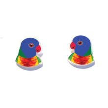 Load image into Gallery viewer, Rainbow Lorikeet Studs
