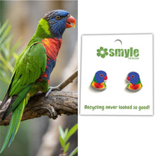 Load image into Gallery viewer, Rainbow Lorikeet Studs
