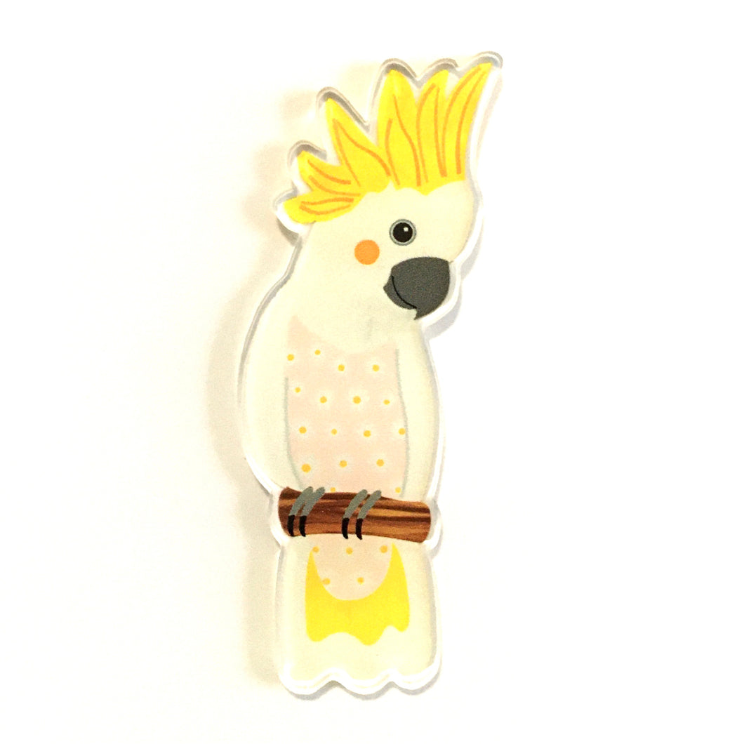 Sulphur Crested Cockatoo Pin