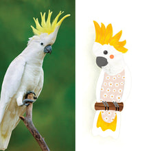 Load image into Gallery viewer, Sulphur Crested Cockatoo Pin
