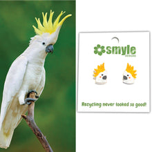 Load image into Gallery viewer, Sulphur Crested Cockatoo Studs
