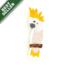 Load image into Gallery viewer, Sulphur Crested Cockatoo Pin
