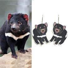 Load image into Gallery viewer, Tasmanian Devil Earrings
