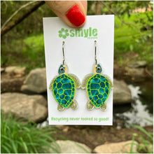 Load image into Gallery viewer, Green Sea Turtle Earrings
