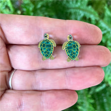 Load image into Gallery viewer, Green Sea Turtle Studs
