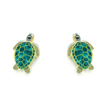 Load image into Gallery viewer, Green Sea Turtle Studs
