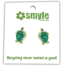 Load image into Gallery viewer, Green Sea Turtle Studs
