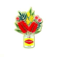 Load image into Gallery viewer, Native Blooms in Vegemite Jar Pin
