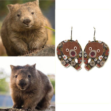 Load image into Gallery viewer, Wombat Earrings
