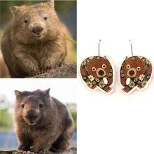 Load image into Gallery viewer, Wombat Earrings
