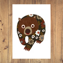 Load image into Gallery viewer, Wombat Art Print
