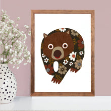 Load image into Gallery viewer, Wombat Art Print
