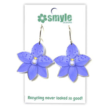 Load image into Gallery viewer, Spotted Sun Orchid Earrings
