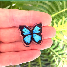 Load image into Gallery viewer, Blue Butterfly Smyle-Pin
