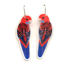 Load image into Gallery viewer, Crimson Rosella Earrings
