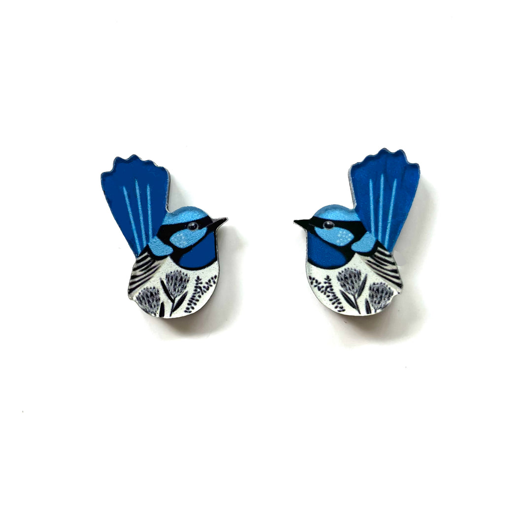 Fairy Wren Studs