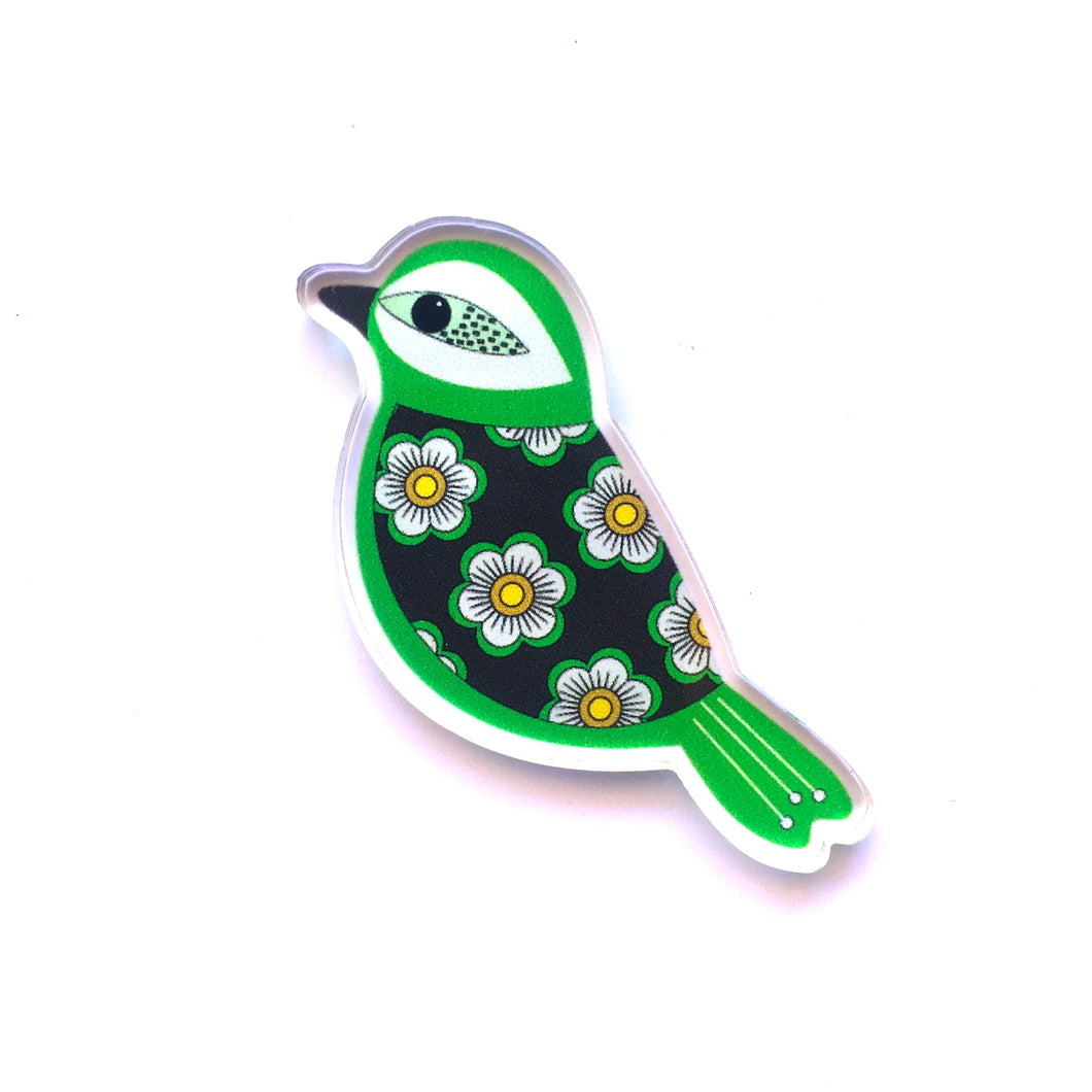 Green Bird Smyle-Pin